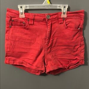 Red Women's Shorts